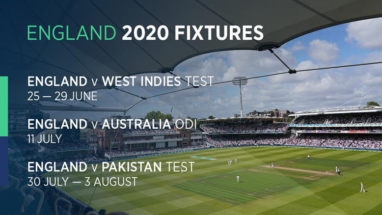 2020 England Fixtures At Lord S Confirmed Lord S
