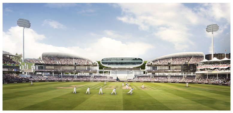 The proposed Compton and Edrich stands at Lord's