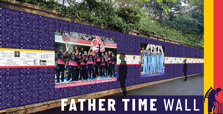 Father Time Wall at Lord's
