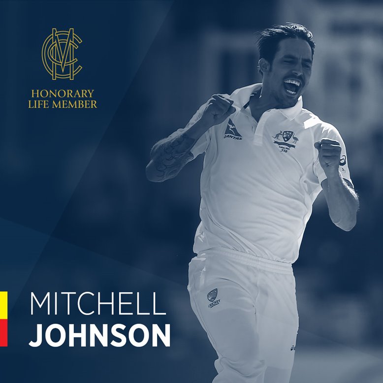 Mitchell Johnson celebrates a wicket at Lord's.