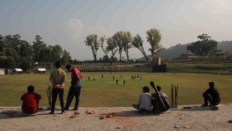 Nepal fans watching the match against MCC in 2015